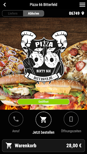 Pizza 66 Bitterfeld Screenshot 0