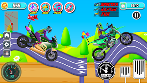 Toddler Moto Racer Hills Stunt Screenshot 1