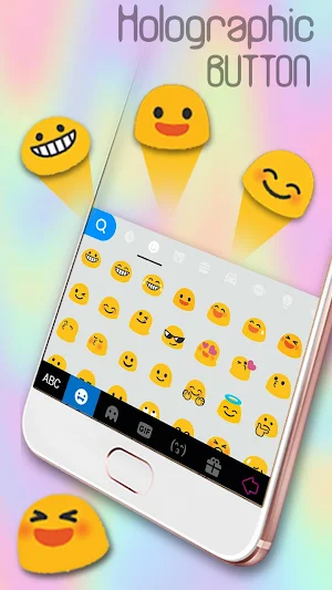 Colorful Holographic Keyboard  Screenshot 2