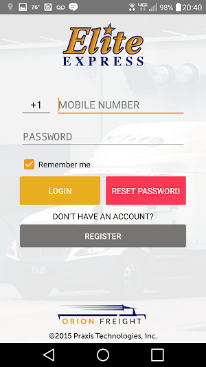 Elite Express for Drivers Screenshot 1