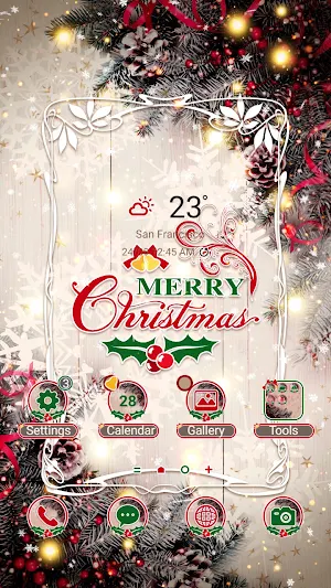 Winter Merry x-mas - Wallpaper Screenshot 0