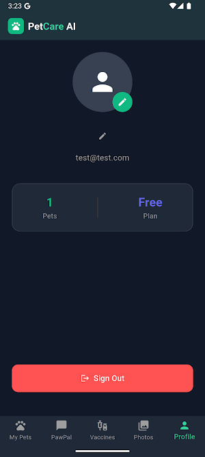 PetCare Screenshot 1