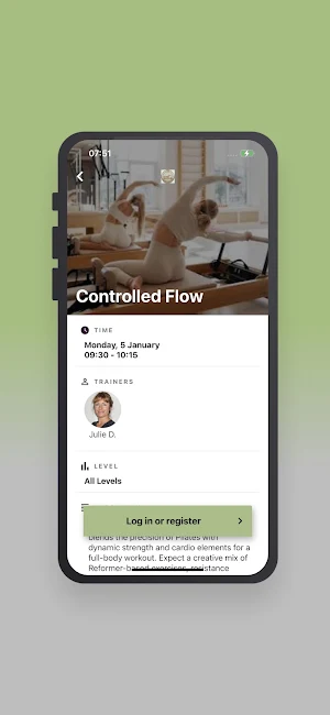 JK Reformer Pilates Studio Screenshot 3