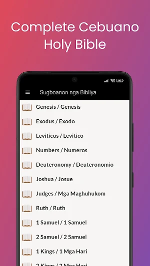 Cebuano Bible Screenshot 1