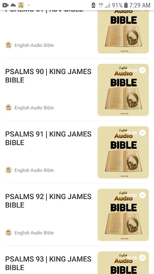 English Audio Bible Podcast Screenshot 3