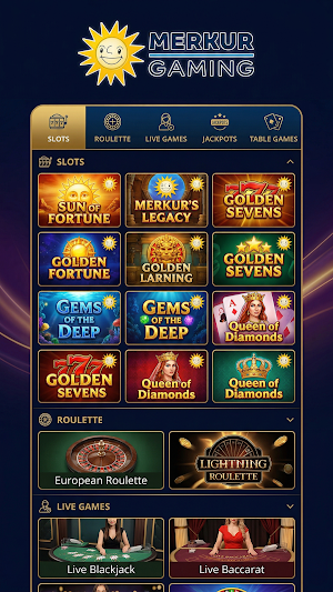 Merkur Casino Screenshot 0