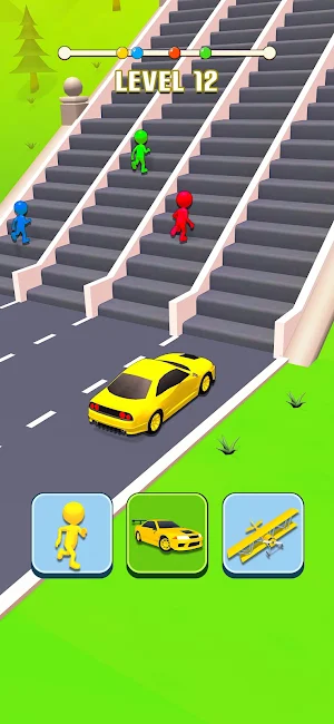 Shape Shift Car Transform Race Screenshot 1