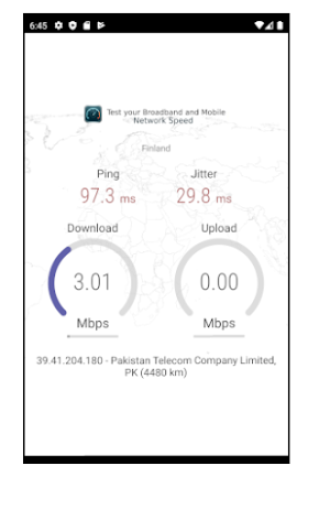 Internet Speed Test Screenshot 2