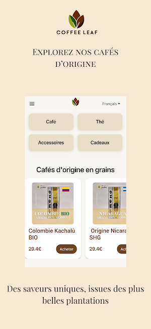 CoffeeLeaf Screenshot 1