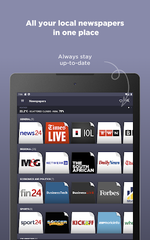 South African Newspapers Screenshot 3