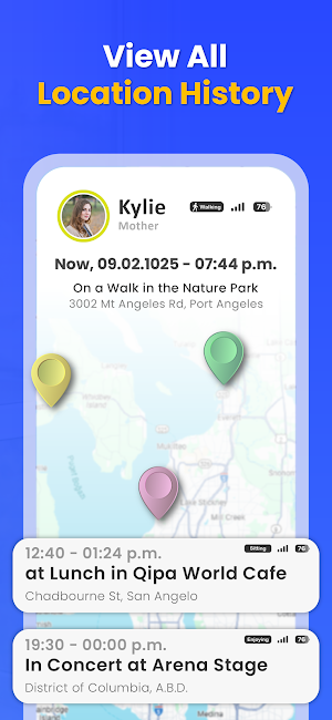 GPS Location Tracker Phone Screenshot 2