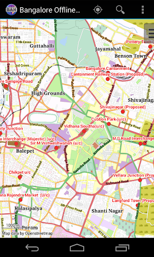 Bangalore Offline City Map Screenshot 0