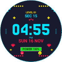 Pixel Art Watch Face