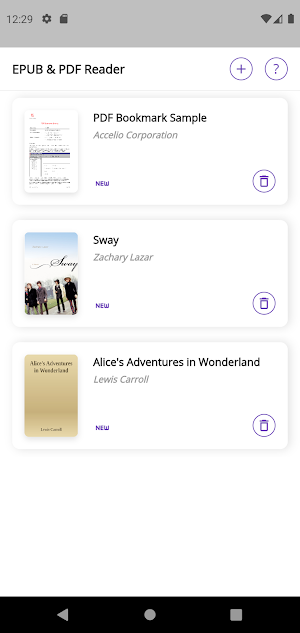 Epub Pdf - Manager, Reader Screenshot 0