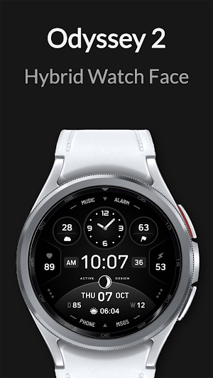 Odyssey 2: Hybrid Watch Face Screenshot 2