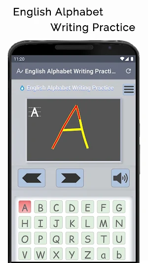 English Alphabet Writing Screenshot 0