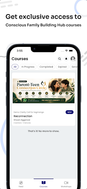 Conscious Family Building Hub Screenshot 2