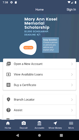 Wakota Federal Credit Union Screenshot 1