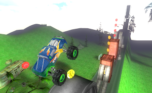 Big Monster Truck Racing 3D Screenshot 0