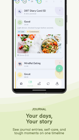 Nourish - Eating Disorder Help Screenshot 1