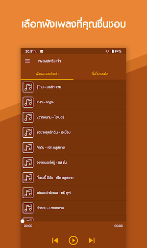 ฟังเพลงสตริงเก่าๆเพราะๆ Screenshot 1