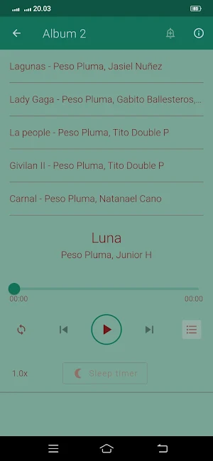 Peso pluma mp3 offline 2023 Screenshot 2
