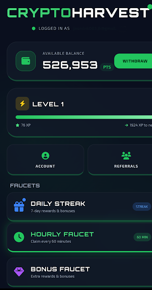 Crypto Harvest Screenshot 0