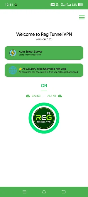 Reg Tunnel VPN Screenshot 3