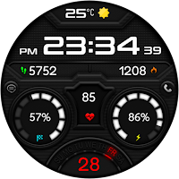 TurboTick Digital watch face