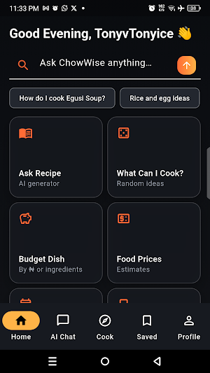 ChowWise AI Screenshot 3