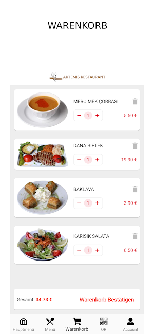 Artemis Restaurant Screenshot 1