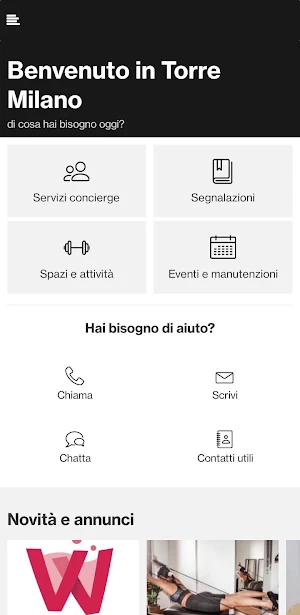 Torre Milano Concierge Screenshot 2