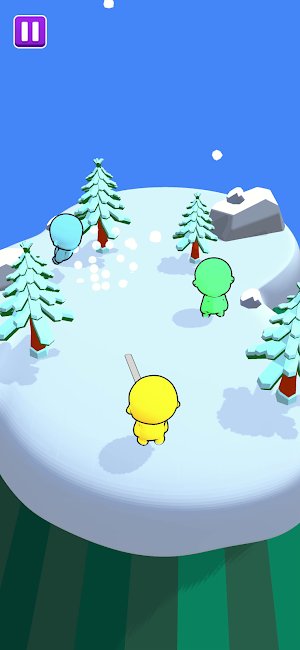 Snow Ball Fight 3D Screenshot 1