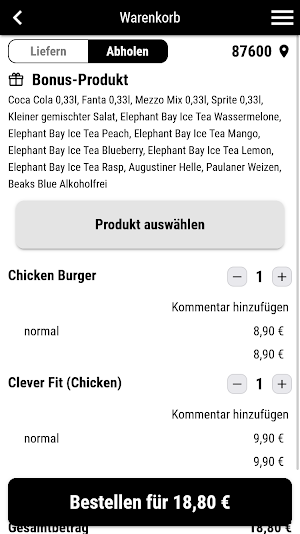 Pavillon Burger Kaufbeuren Screenshot 1
