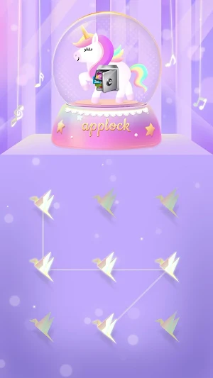AppLock Live Theme Music Box – Paid Theme Screenshot 0