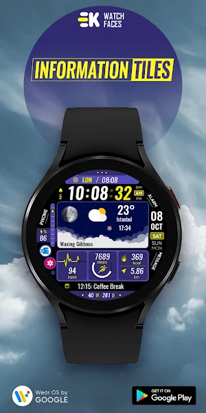 Information Tiles - Watch Face Screenshot 0