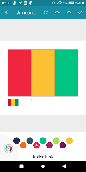 African Flags : Coloring Screenshot 3