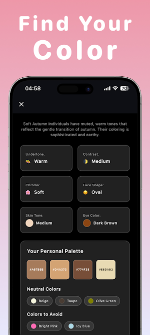 AI Color Analysis - Finder Screenshot 1