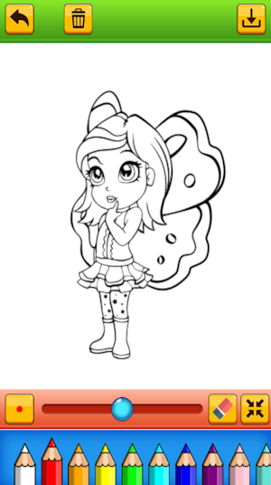 coloring little princess Screenshot 3