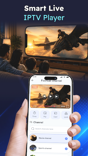 StreamHub: Live IPTV Player Screenshot 1