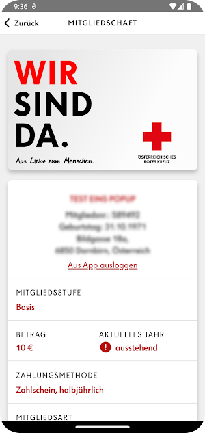 Rotes Kreuz Vorarlberg Screenshot 2