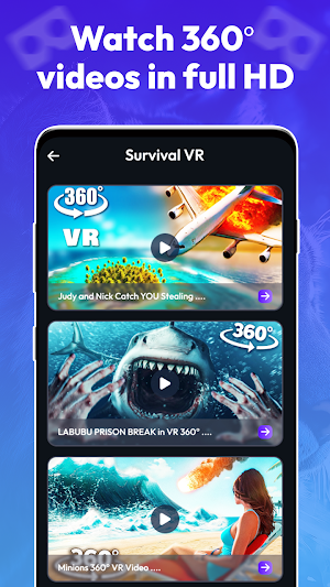 360 VR Player HD Video Player Screenshot 2