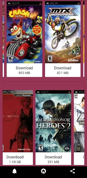 PSP Games Files Downloader Screenshot 1