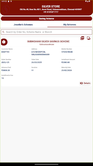 Silver Store Saving Scheme Screenshot 3
