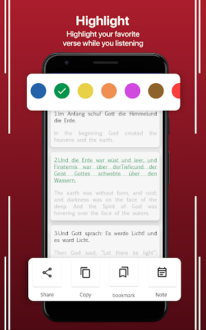 German English Bible Screenshot 1