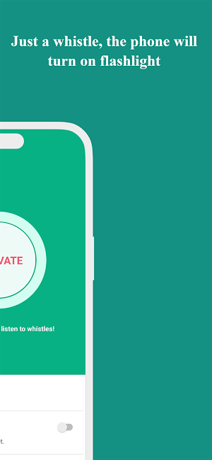 Flashlight by Whistle: Flash Screenshot 2