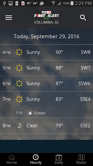 WIS News 10 FirstAlert Weather Screenshot 3