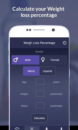BMI Fitness Calculator Screenshot 1