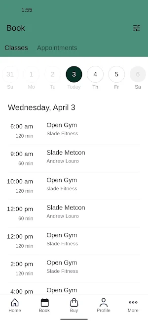 Slade Fitness Screenshot 1