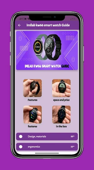 imilab kw66 smart watch Guide Screenshot 0
